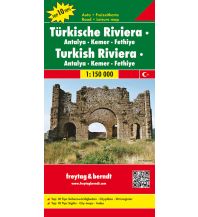 Straßenkarten f&b Autokarte Türkische Riviera - Antalya - Kemer - Fethiye 1:150.00 Top 10 Tips KOMPASS freytag & berndt
