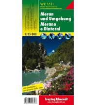 Wanderkarten Südtirol & Dolomiten WK S511 Meran und Umgebung, Wanderkarte 1:25.000 KOMPASS freytag & berndt