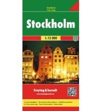 Stadtpläne Stockholm, Stadtplan 1:15.000 KOMPASS freytag & berndt