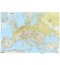 Europe Wandkarte: Europa physisch, 1:3,5 Mio., Poster Freytag-Berndt und Artaria
