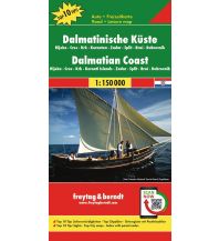 Road Maps Croatia Dalmatinische Küste, Autokarte 1:150.000, freytag & berndt Freytag-Berndt und ARTARIA