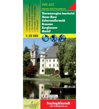 Hiking Maps Upper Austria WK 431 Thermenregion Innviertel - Ibmer Moor - Kobernaußerwald - Braunau - Burghausen - Marktl, Wanderkarte 1:50.000 Freytag-Berndt und ARTARIA