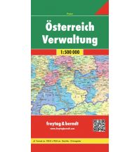 Straßenkarten Österreich freytag & berndt Karte Österreich Verwaltung 1:500.000 KOMPASS freytag & berndt
