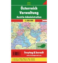 Poster und Wandkarten Wandkarte: Österreich Verwaltung politisch 1:500.000 KOMPASS freytag & berndt