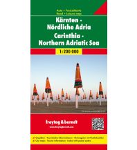Road Maps Austria freytag & berndt Auto & Freizeitkarte Kärnten, Nördliche Adria 1:200.000 Freytag-Berndt und ARTARIA