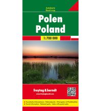 Straßenkarten Polen, Autokarte 1:700.000 KOMPASS freytag & berndt