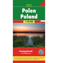 Straßenkarten Polen, Autokarte 1:700.000 KOMPASS freytag & berndt