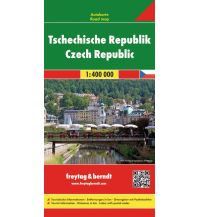 Straßenkarten Tschechien Tschechische Republik, Autokarte 1:400.000 KOMPASS freytag & berndt