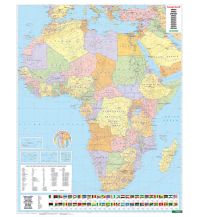 Poster und Wandkarten Wandkarte: Afrika politisch 1:8.000.000 KOMPASS freytag & berndt