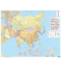 Poster und Wandkarten Asien, Wandkarte 1:9 Mio., Poster, freytag & berndt KOMPASS freytag & berndt