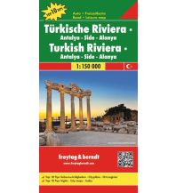 Straßenkarten f&b Autokarte Türkische Riviera - Antalya - Side - Alanya 1:150.000 Top 10 Tips KOMPASS freytag & berndt