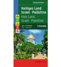 Straßenkarten Naher Osten f&b Autokarte Heiliges Land - Israel - Palästina 1:150.000 KOMPASS freytag & berndt