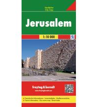 Stadtpläne Jerusalem, Stadtplan 1:10.000 KOMPASS freytag & berndt
