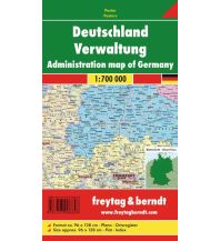Poster und Wandkarten Wandkarte: Deutschland Verwaltung 1:700.000 KOMPASS freytag & berndt