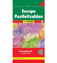Straßenkarten f&b Postleitzahlenkarte Europa Postleitzahlen 1:3.700.000 KOMPASS freytag & berndt