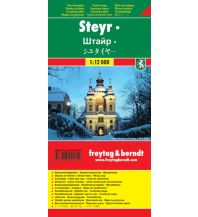 City Maps Steyr Touristenplan 1:12.000 Freytag-Berndt und ARTARIA