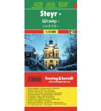 Stadtpläne Steyr Touristenplan 1:12.000 KOMPASS freytag & berndt