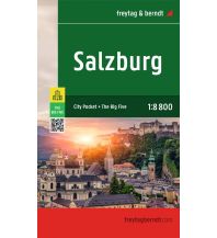 Stadtpläne Salzburg, City Pocket + The Big Five KOMPASS freytag & berndt