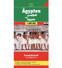 Straßenkarten Naher Osten f&b Autokarte Ägypten 1:800.000 KOMPASS freytag & berndt