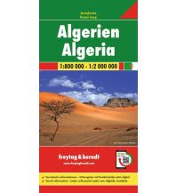 Straßenkarten Afrika Algerien, Autokarte 1:800.000 - 1:2.000.000, freytag & berndt KOMPASS freytag & berndt