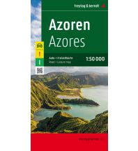 Road Maps Portugal Azoren, Auto- und Freizeitkarte 1:50.000, freytag & berndt Freytag-Berndt und ARTARIA