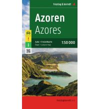 Straßenkarten Portugal Azoren, Auto- und Freizeitkarte 1:50.000, freytag & berndt KOMPASS freytag & berndt