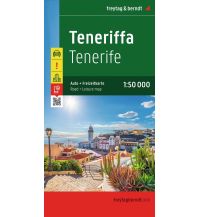Straßenkarten Spanien Teneriffa, Autokarte 1:50.000, freytag & berndt KOMPASS freytag & berndt