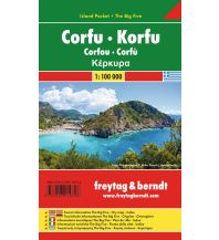 Straßenkarten Griechenland freytag & berndt Island Pocket + The Big Five Griechenland, Korfu 1:100.000 KOMPASS freytag & berndt