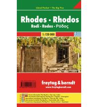 Straßenkarten Griechenland freytag & berndt Island Pocket + The Big Five Griechenland, Rhodos 1:120.000 KOMPASS freytag & berndt