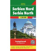 Straßenkarten Serbien freytag & berndt Auto + Freizeitkarte, Serbien Nord 1:200.000 KOMPASS freytag & berndt