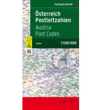 Postleitzahlenkarten freytag & berndt Karte Österreich Postleitzahlen, gefaltet 1:500.000 KOMPASS freytag & berndt