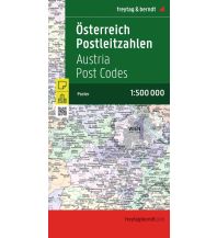 Postcode Maps freytag & berndt Karte Österreich Postleitzahlen, gefaltet 1:500.000 Freytag-Berndt und ARTARIA
