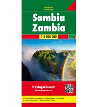 Straßenkarten Afrika f&b Autokarte Sambia 1:1 Mio. KOMPASS freytag & berndt