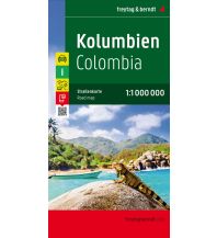 Road Maps f&b Autokarte Kolumbien 1:1 Mio. Freytag-Berndt und ARTARIA