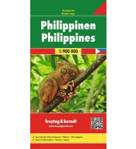 Straßenkarten Asien f&b Autokarte Philippinen 1:900.000 Freytag-Berndt und ARTARIA