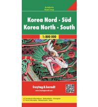 Straßenkarten f&b Autokarte Korea Nord - Süd 1:800.000 KOMPASS freytag & berndt