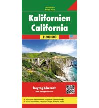 Straßenkarten Kalifornien, Autokarte 1:600.000, freytag & berndt KOMPASS freytag & berndt