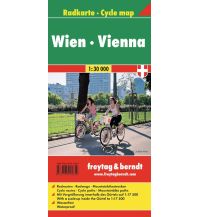 Radkarten Österreich Radkarte Wien 1:30.000 KOMPASS freytag & berndt