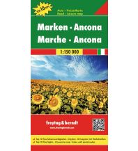 Straßenkarten Italien freytag & berndt Auto + Freizeitkarte Marken - Ancona 1:150.000 KOMPASS freytag & berndt