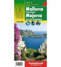 Wanderkarten Spanien WK E4 Mallorca - Tramuntana, Wanderkarte 1:50.000 KOMPASS freytag & berndt