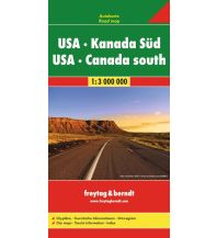 Straßenkarten f&b Autokarte USA - Kanada Süd 1:3 Mio. KOMPASS freytag & berndt
