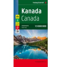 Road Maps North and Central America Kanada, Straßenkarte 1:3.000.000, freytag & berndt Freytag-Berndt und ARTARIA