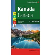 Straßenkarten Nord- und Mittelamerika Kanada, Straßenkarte 1:3.000.000, freytag & berndt KOMPASS freytag & berndt