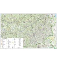 Poster und Wandkarten Wandkarte: Steiermark 1:200.000 KOMPASS freytag & berndt