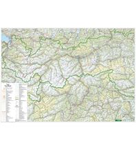 Österreich Wandkarte: Tirol - Vorarlberg 1:200.000 Freytag & Berndt - Archiv