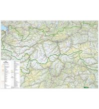 Poster und Wandkarten Wandkarte: Tirol - Vorarlberg 1:200.000 KOMPASS freytag & berndt