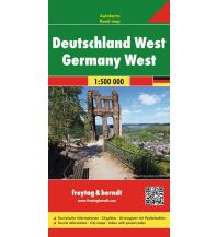 Straßenkarten freytag & berndt Auto + Freizeitkarte Deutschland West 1:500.000 KOMPASS freytag & berndt