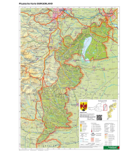 Wanderkarten f&b Schulhandkarte gefalzt - Burgenland 1:400.000 KOMPASS freytag & berndt