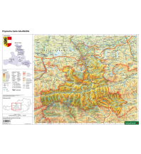 Wanderkarten f&b Schulhandkarte - Salzburg physisch 1:400.000 Freytag-Berndt und ARTARIA