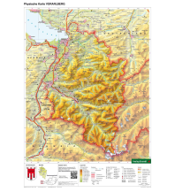 Schulhandkarten f&b Schulhandkarte Vorarlberg 1:200.000 Freytag-Berndt und ARTARIA